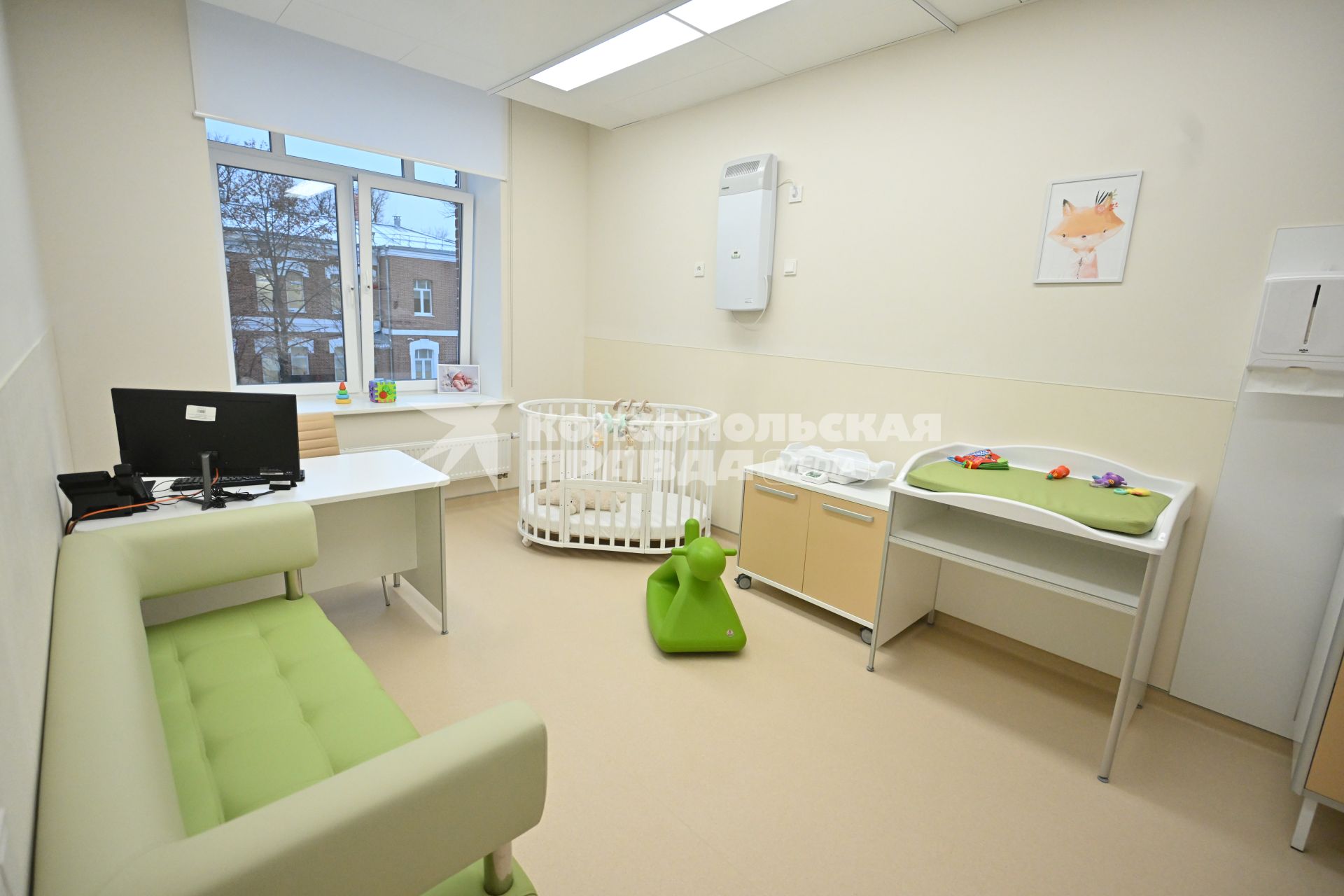 Отделение корпуса №15 Морозовской детской больницы после реконструкции.