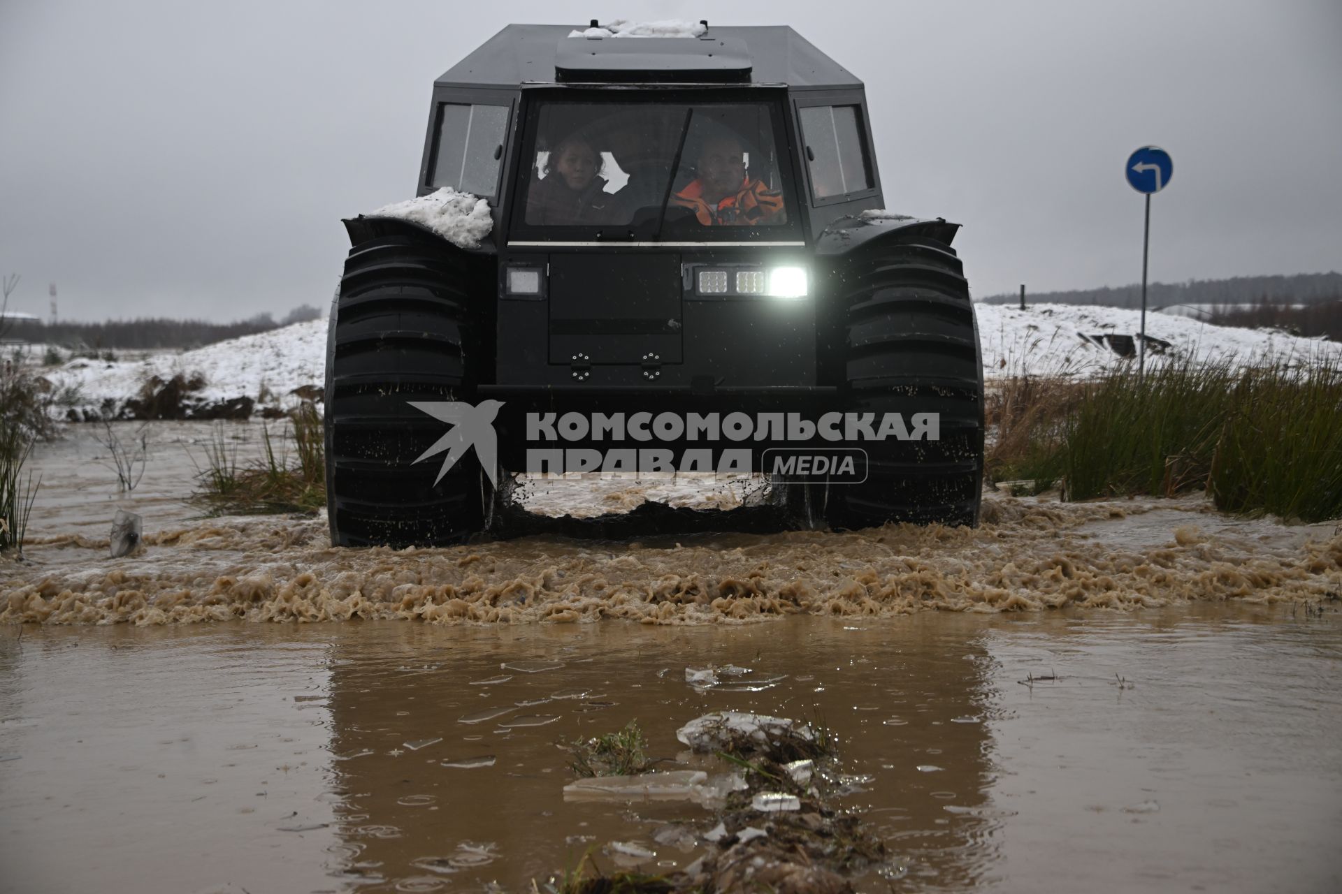Пресс-тур в рамках выставки вездеходов в парке \"Патриот\"
