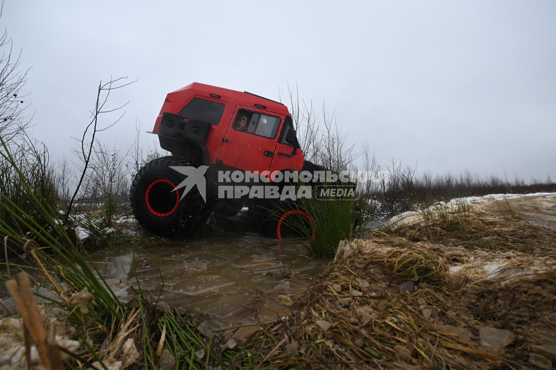 Пресс-тур в рамках выставки вездеходов в парке \"Патриот\"