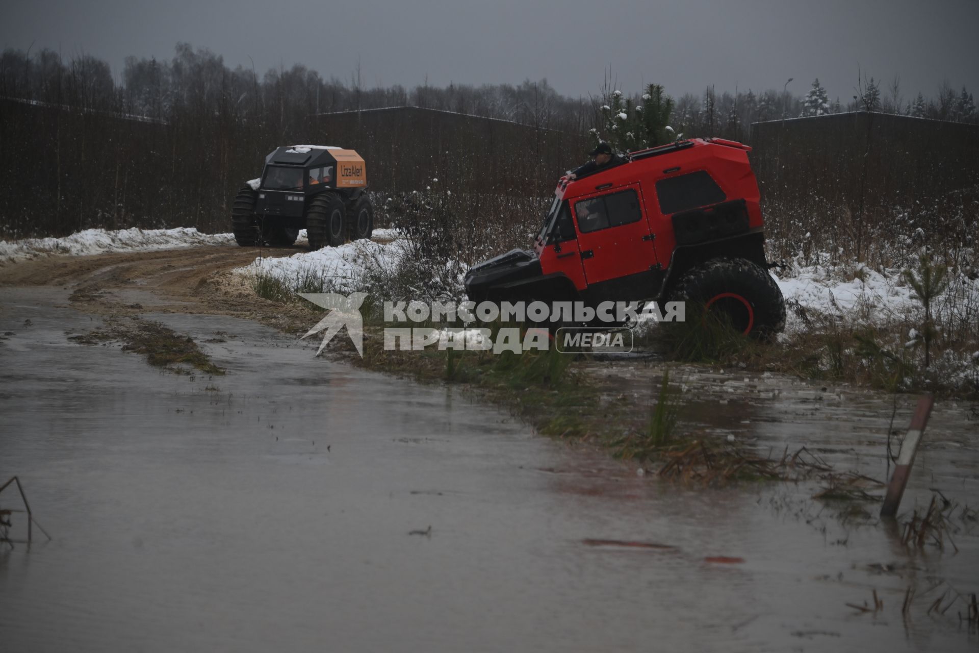 Пресс-тур в рамках выставки вездеходов в парке \"Патриот\"