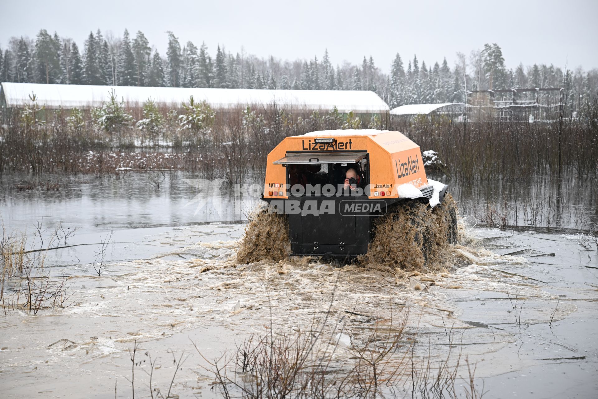 Пресс-тур в рамках выставки вездеходов в парке \"Патриот\"