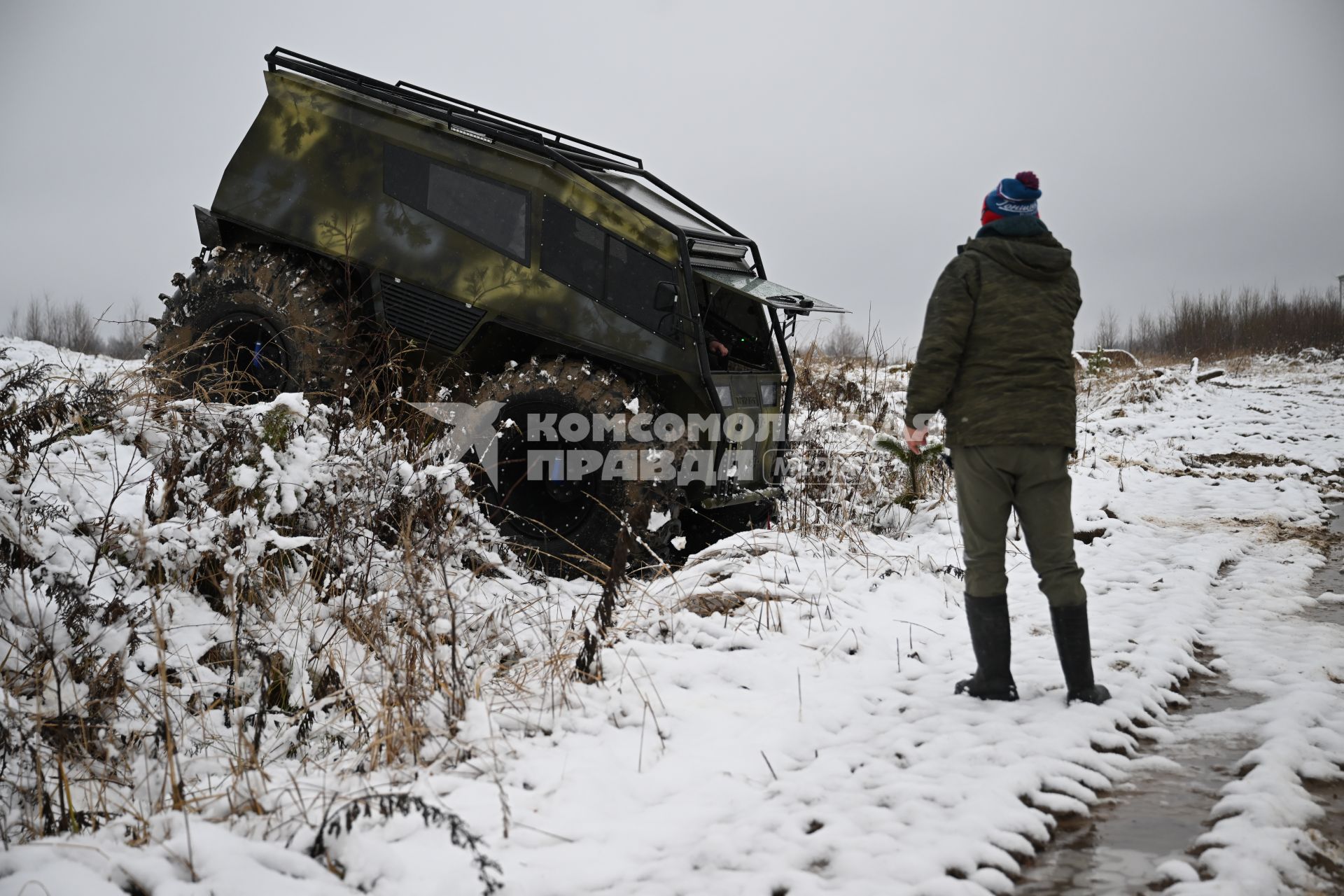 Пресс-тур в рамках выставки вездеходов в парке \"Патриот\"
