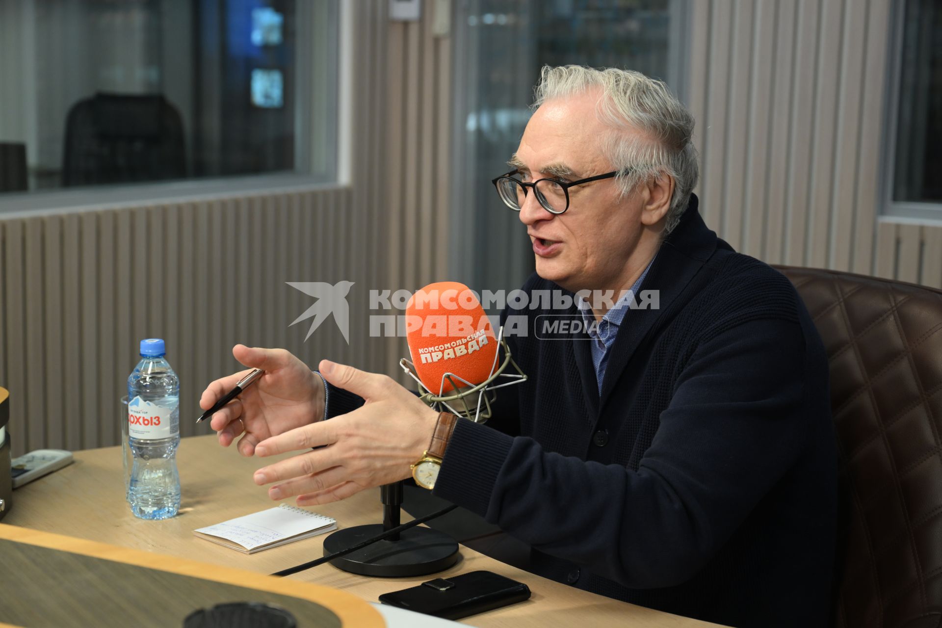 Сергей Сидоров  на радиостанции Комсомольская правда\"