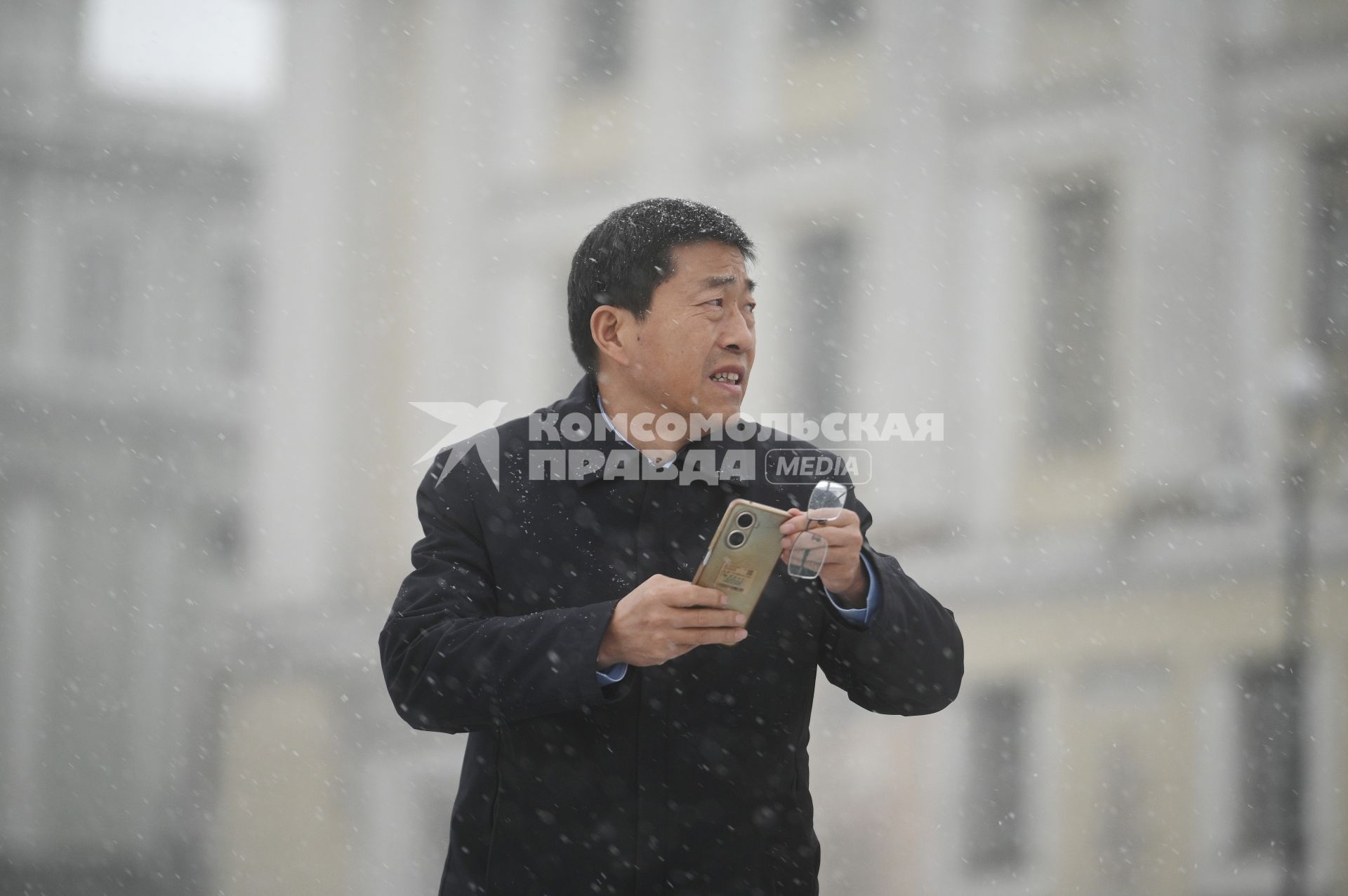 Снегопад в Санкт-Петербурге