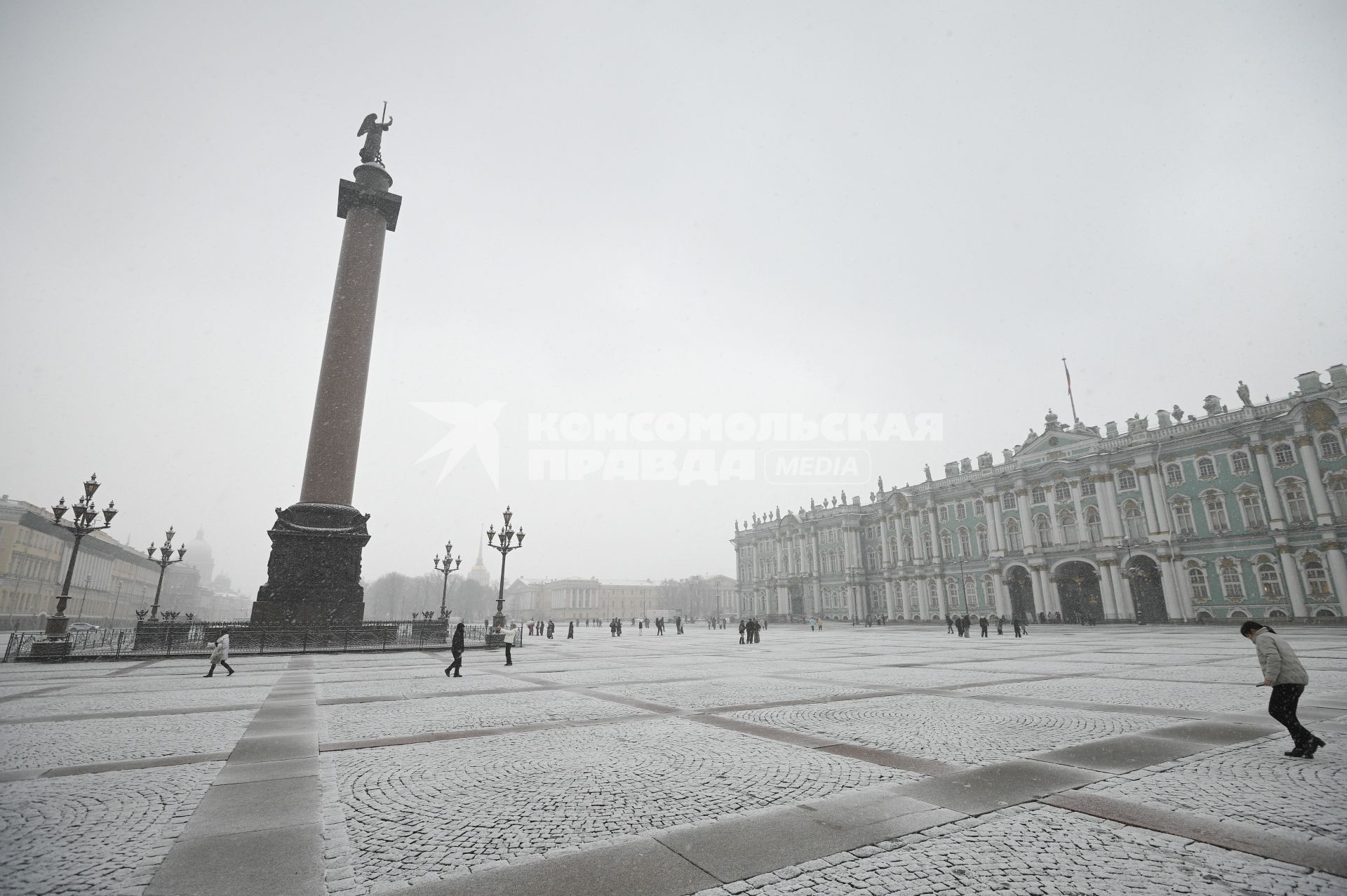 Снегопад в Санкт-Петербурге