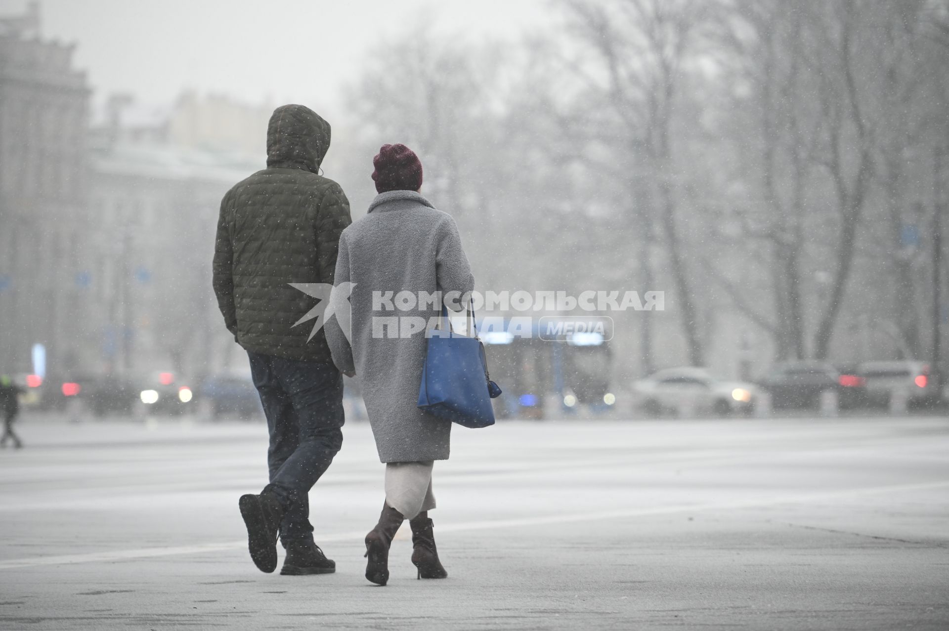 Снегопад в Санкт-Петербурге
