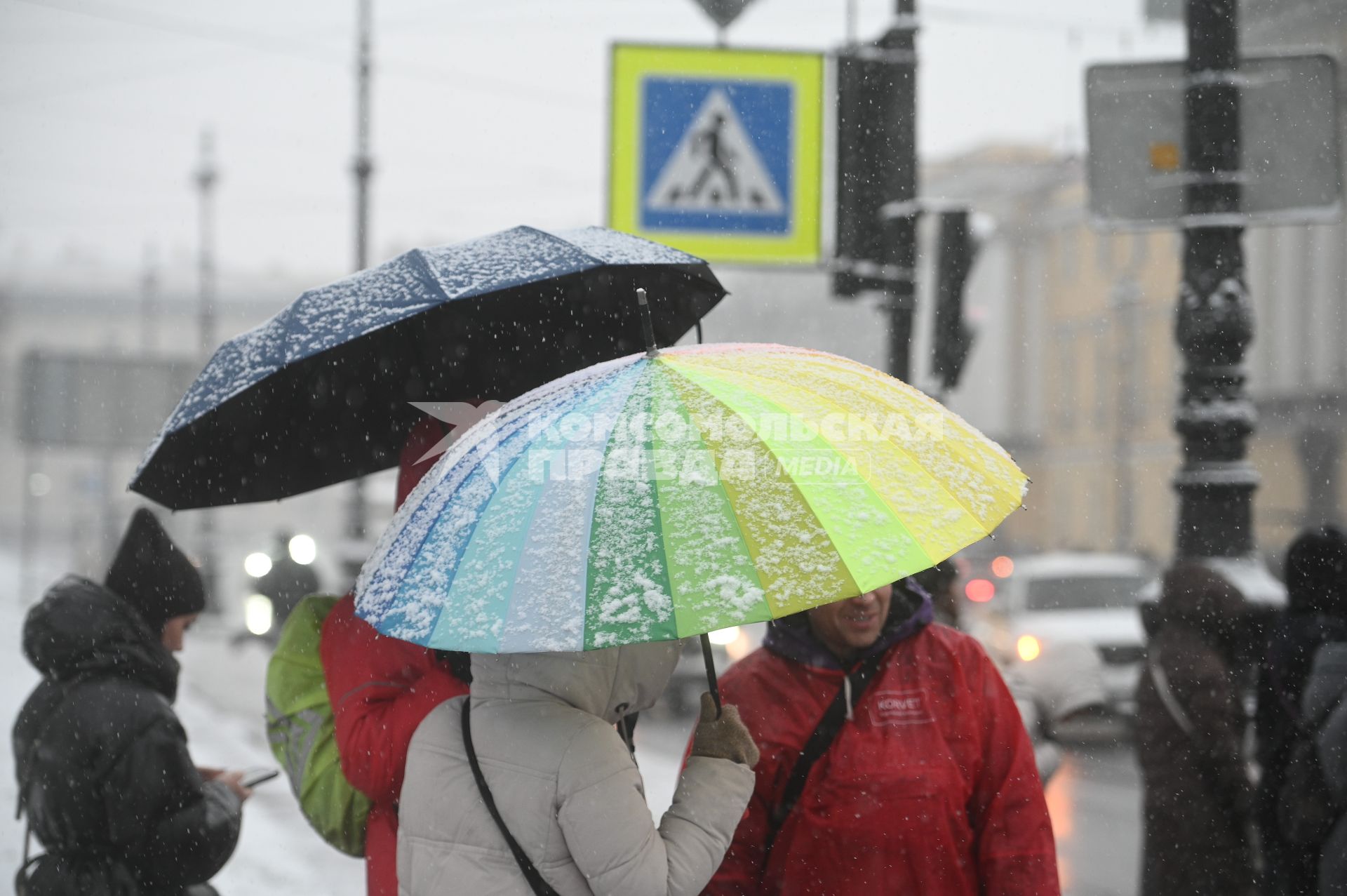 Снегопад в Санкт-Петербурге