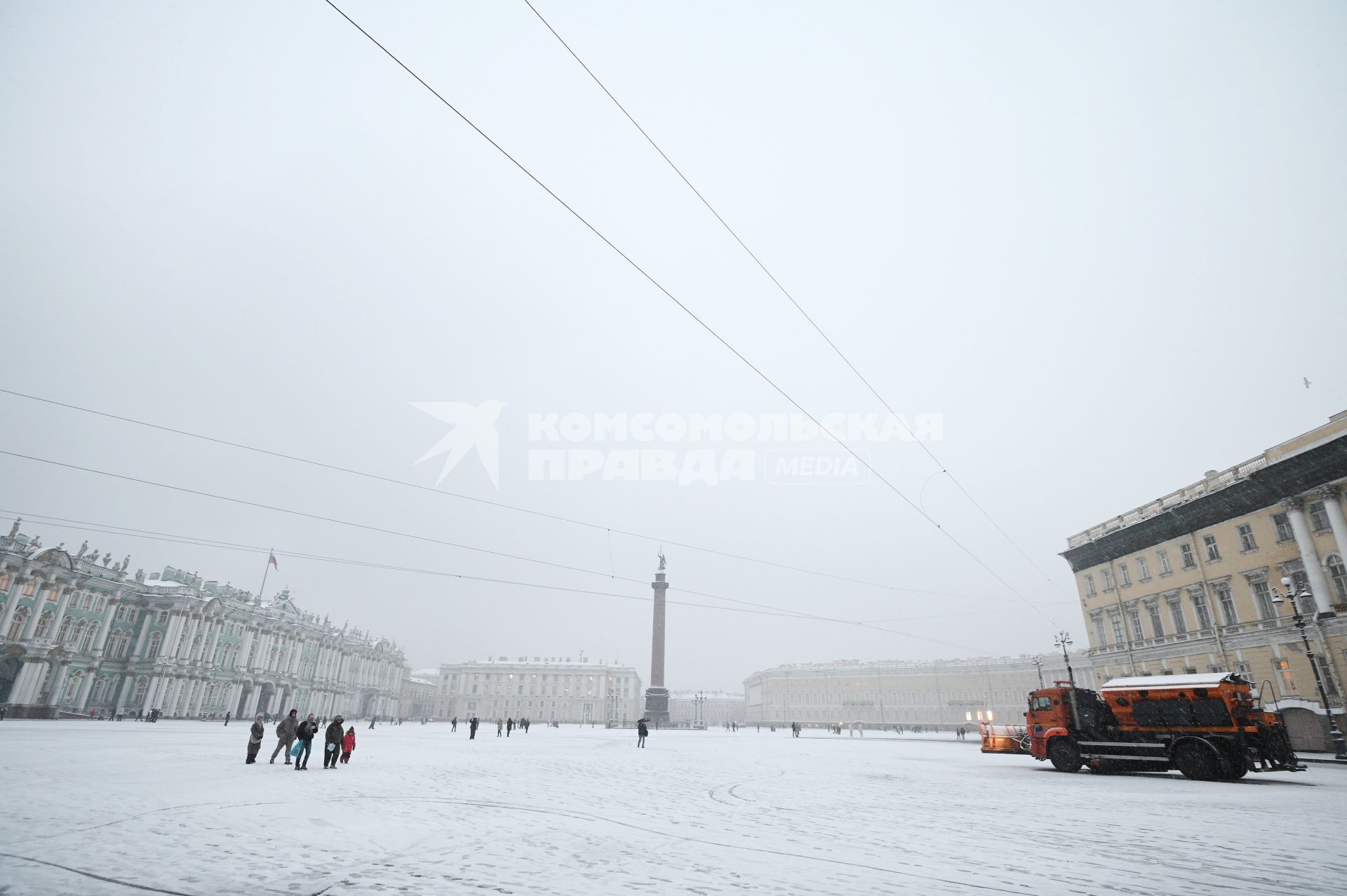 Снегопад в Санкт-Петербурге