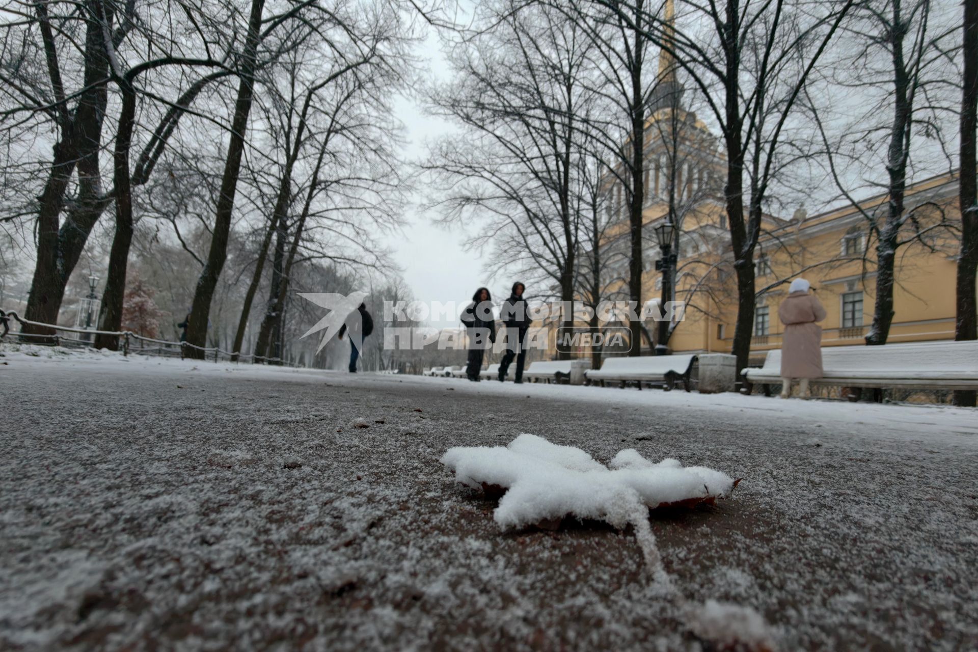 Снегопад в Санкт-Петербурге