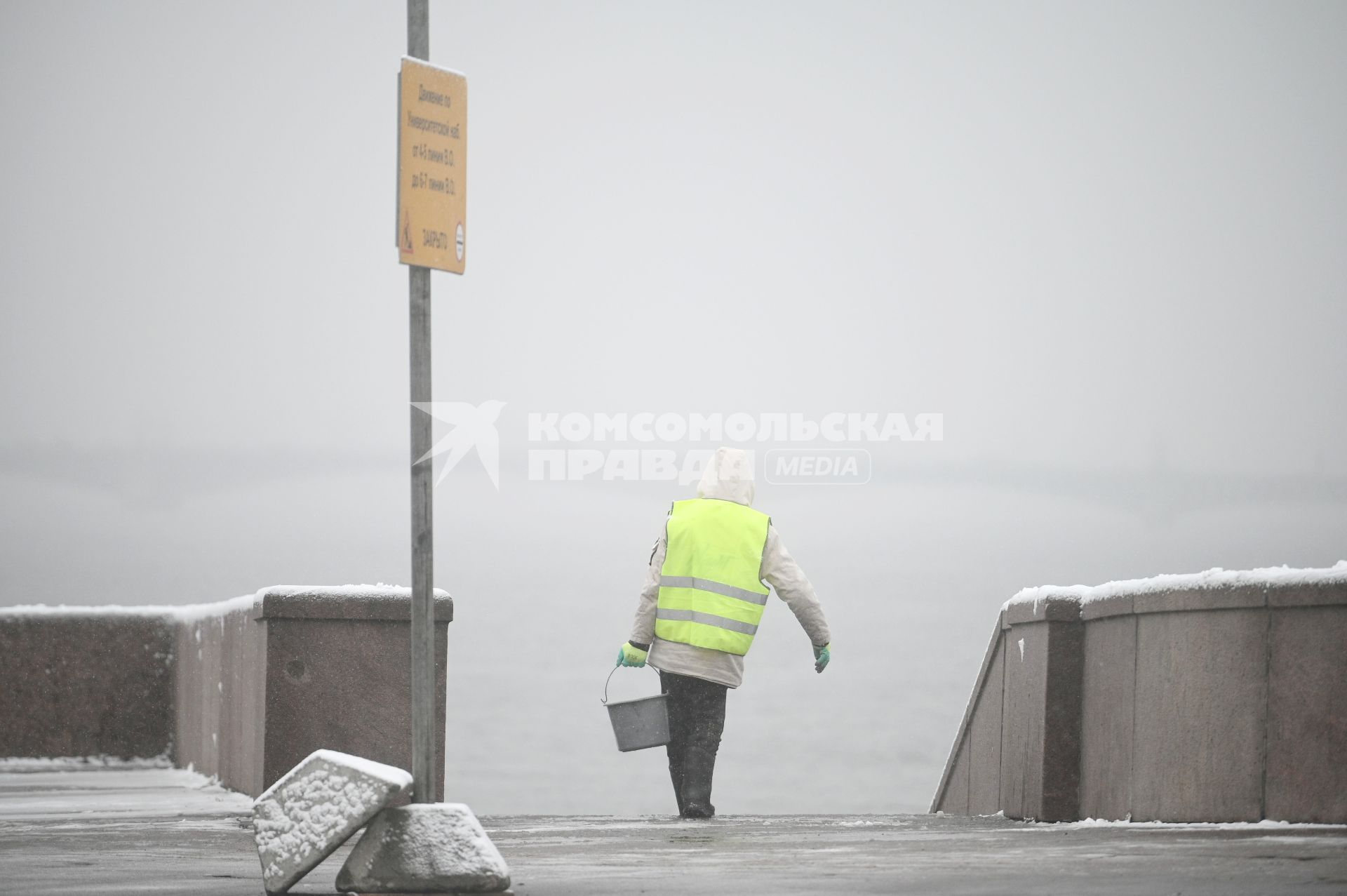 Снегопад в Санкт-Петербурге