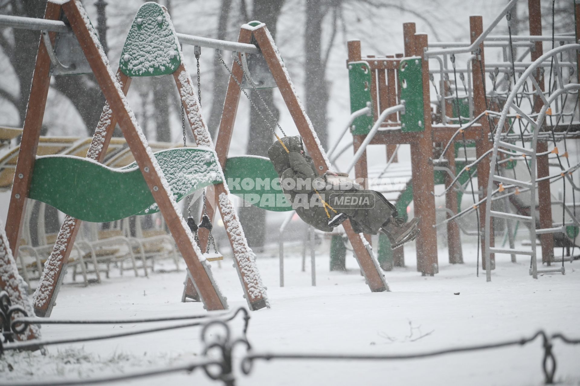 Снегопад в Санкт-Петербурге