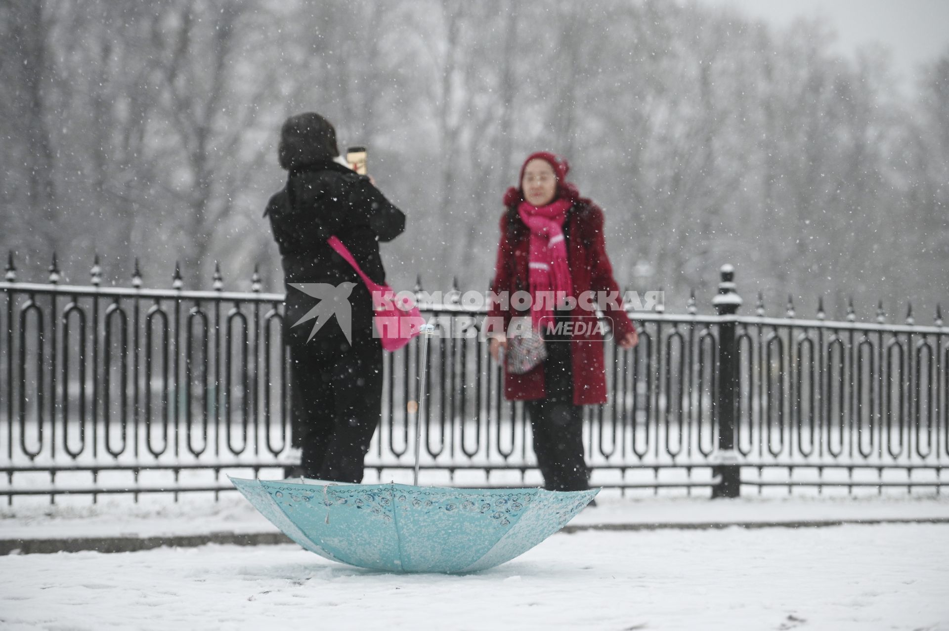 Снегопад в Санкт-Петербурге