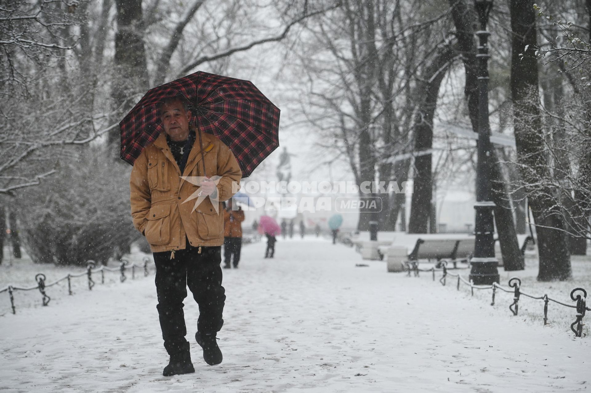 Снегопад в Санкт-Петербурге