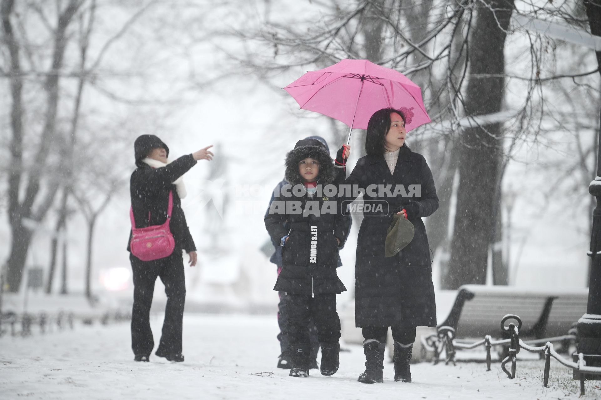 Снегопад в Санкт-Петербурге