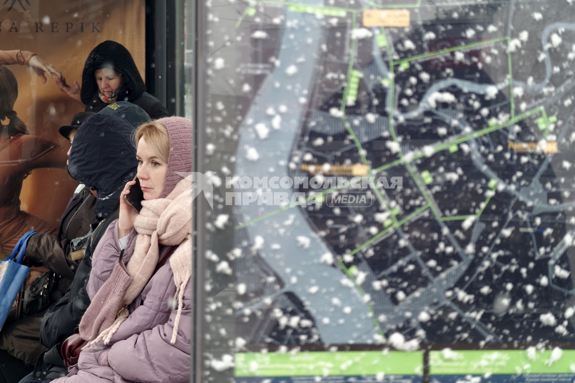 Снегопад в Санкт-Петербурге