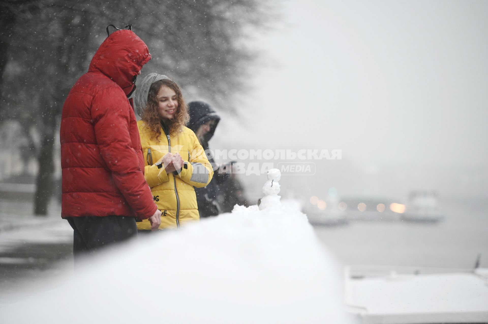 Снегопад в Санкт-Петербурге