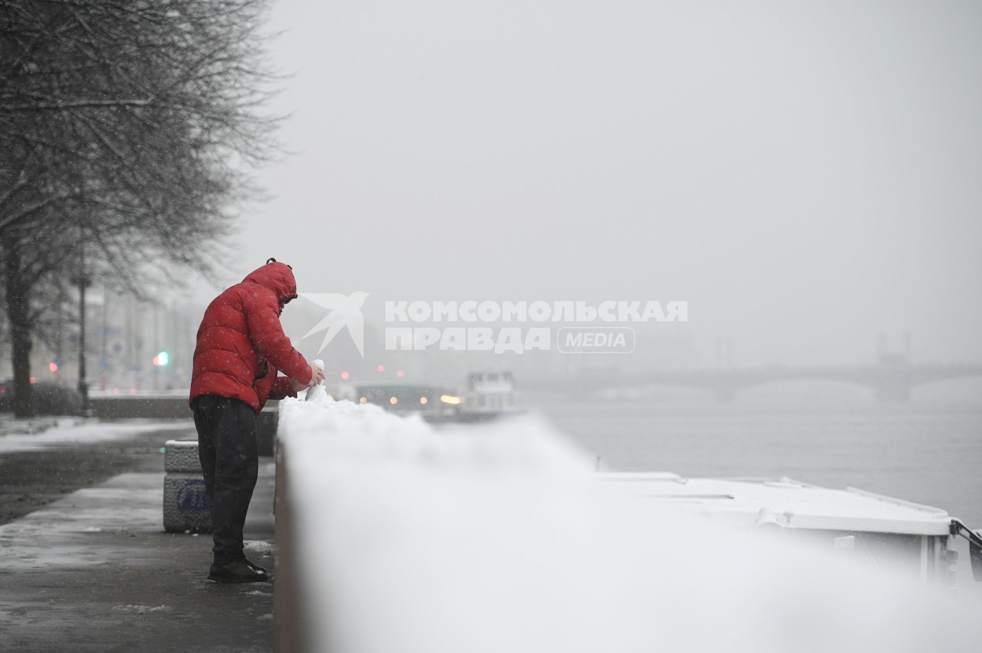 Снегопад в Санкт-Петербурге