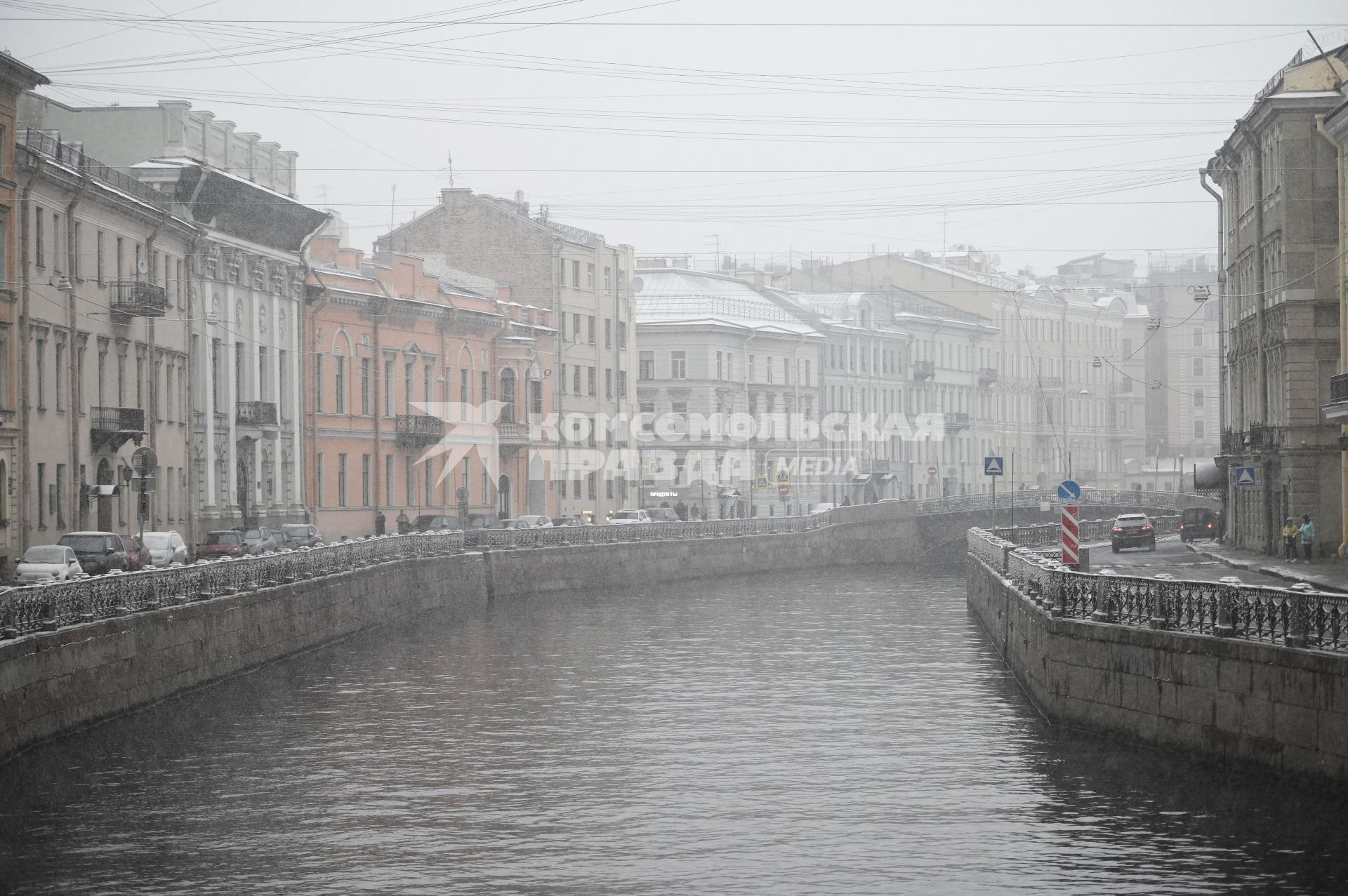 Снегопад в Санкт-Петербурге