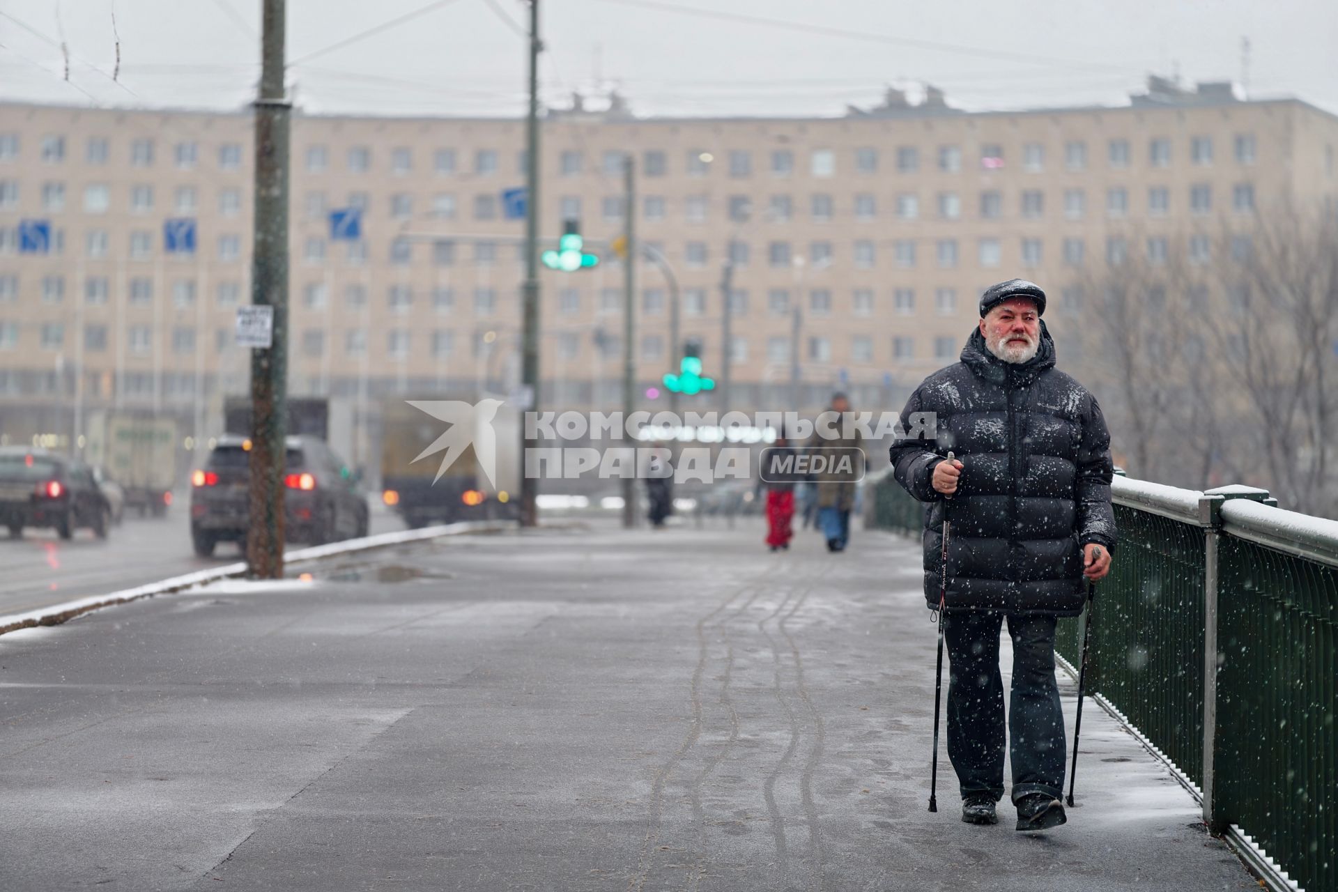 Снегопад в Санкт-Петербурге