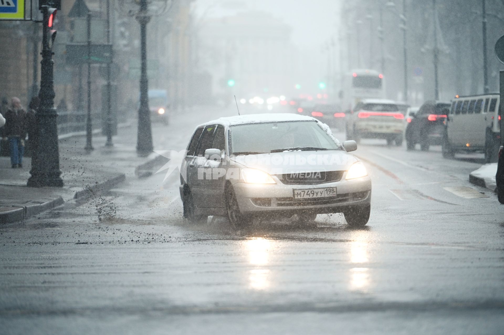 Снегопад в Санкт-Петербурге