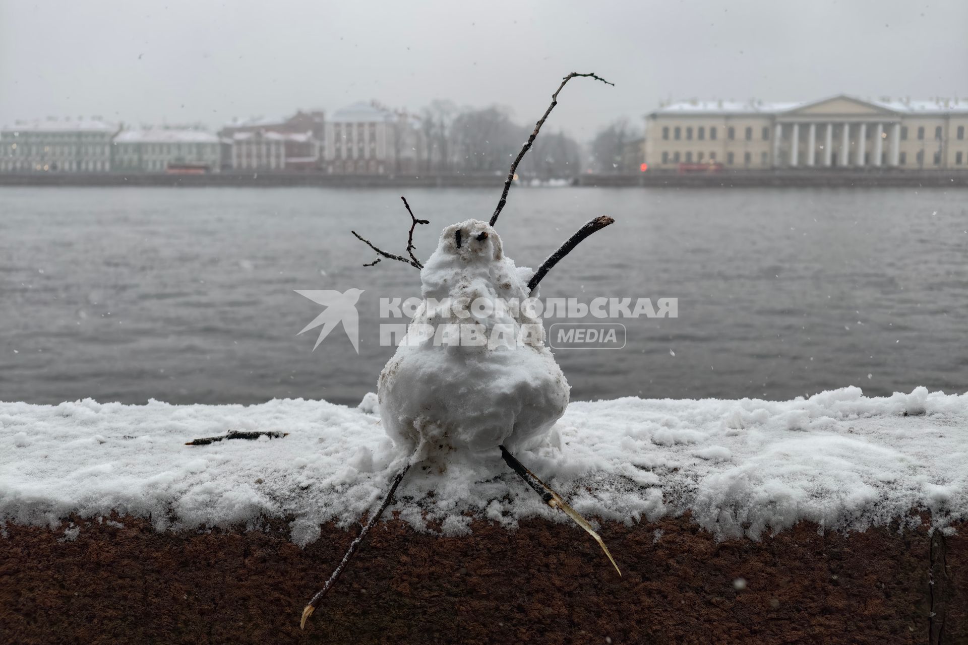 Снегопад в Санкт-Петербурге