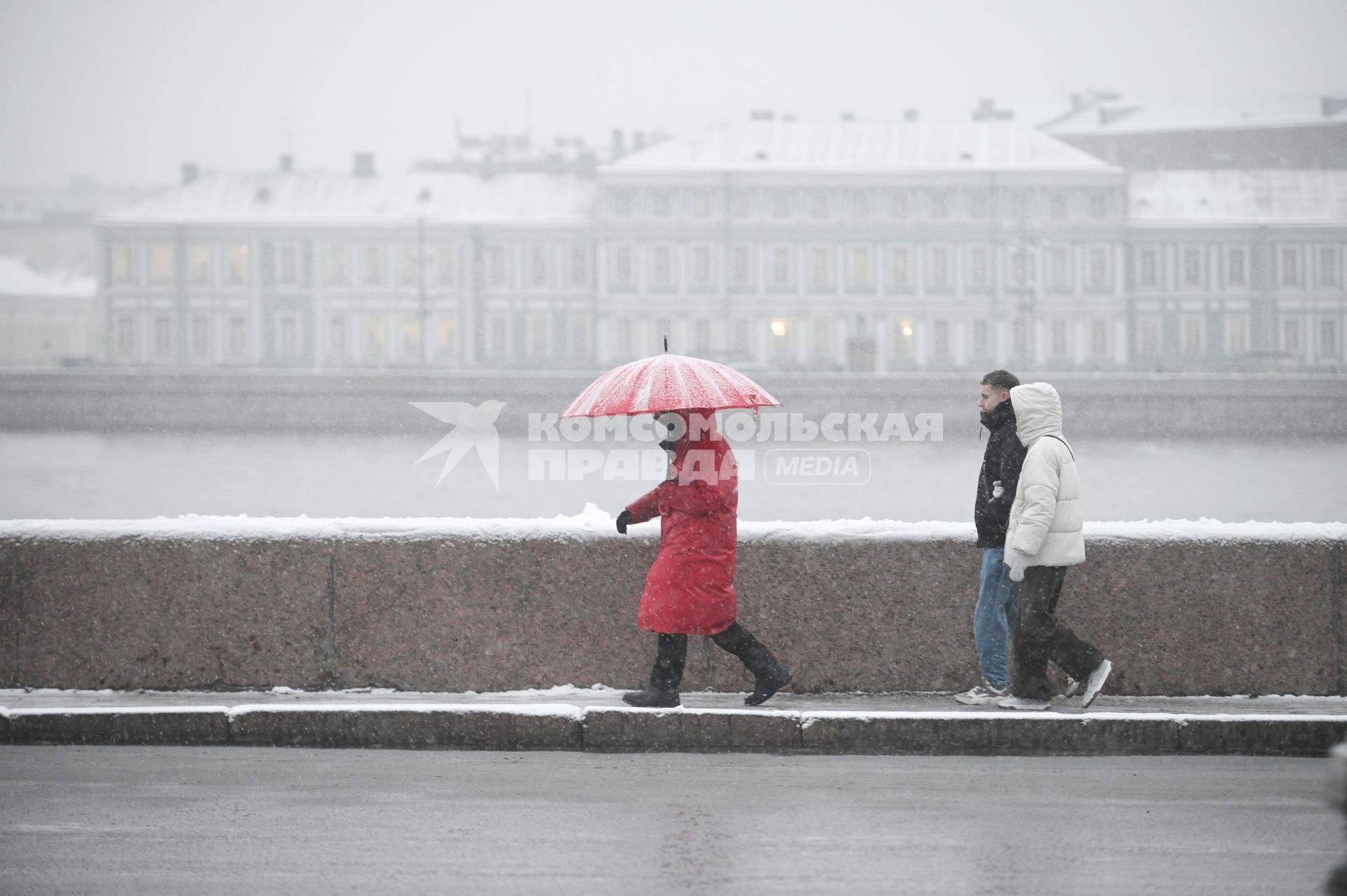 Снегопад в Санкт-Петербурге