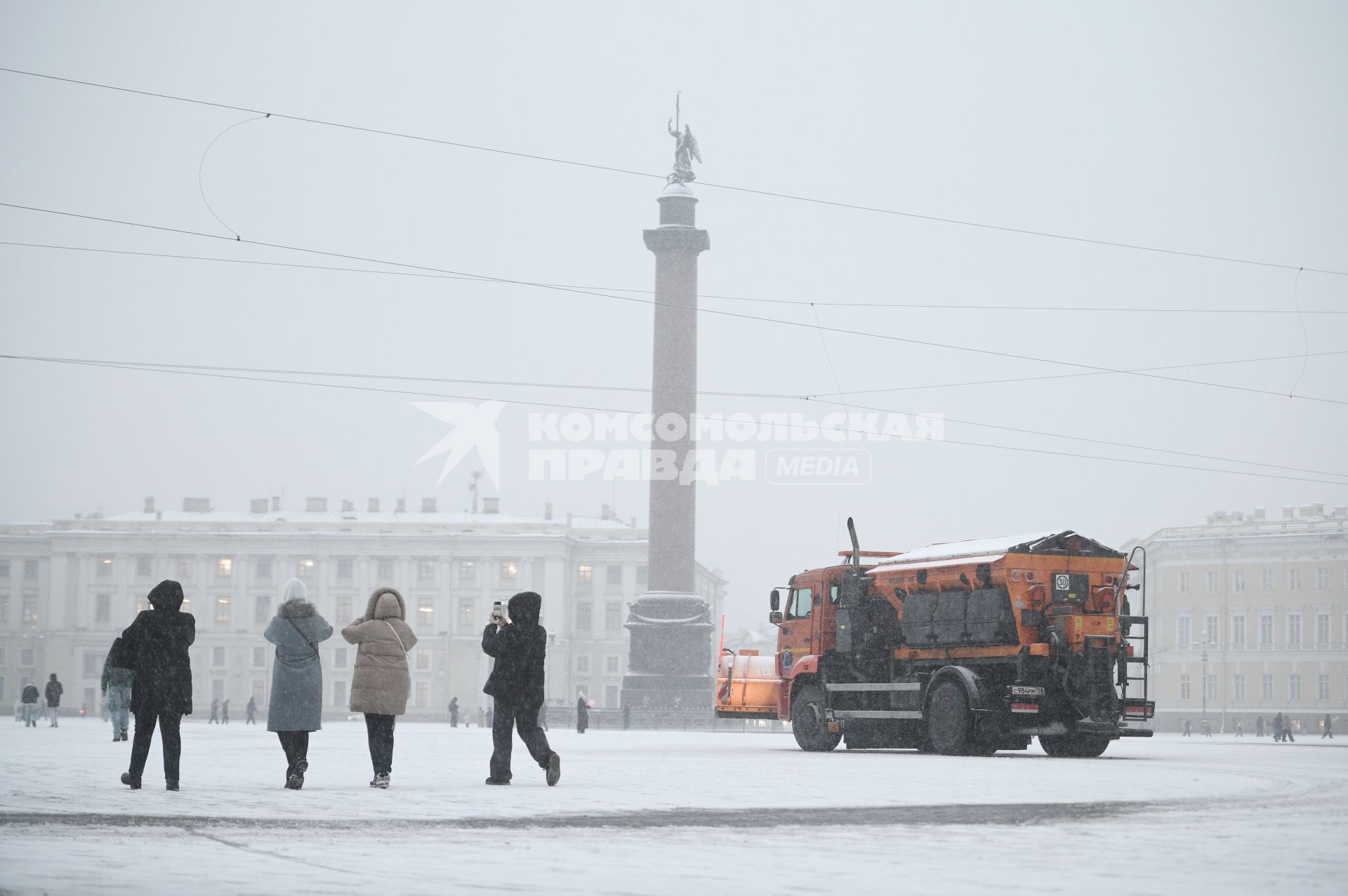 Снегопад в Санкт-Петербурге