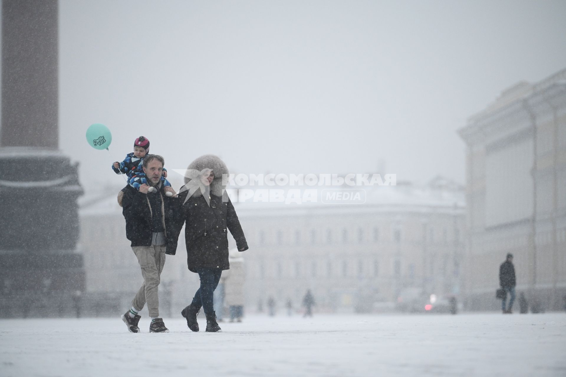 Снегопад в Санкт-Петербурге