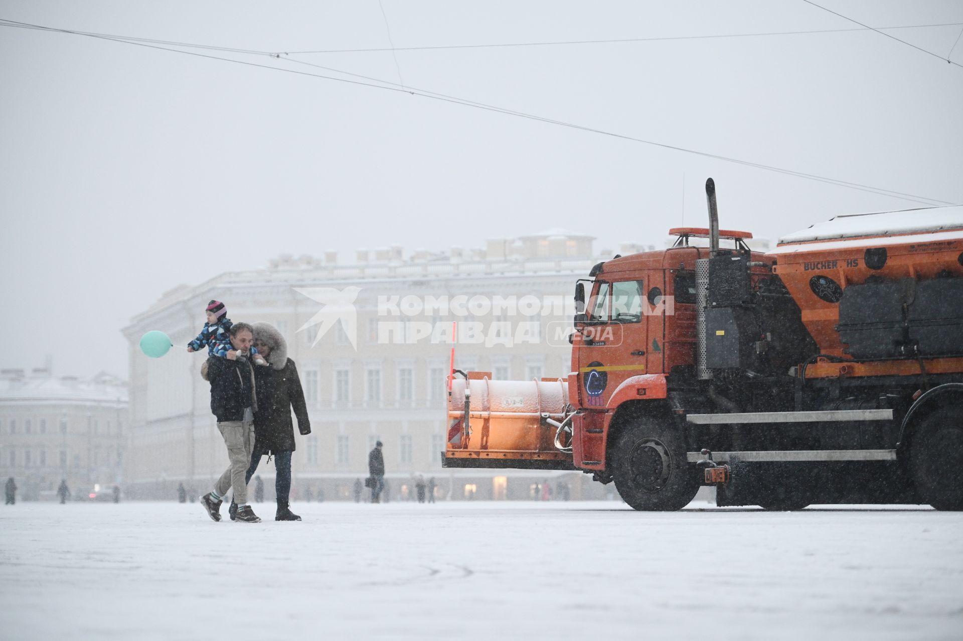 Снегопад в Санкт-Петербурге